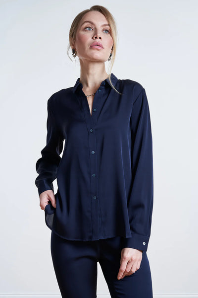 Monte Carlo Blouse in Navy