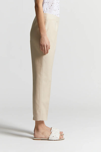 Cigarette Trousers in Amber Beige