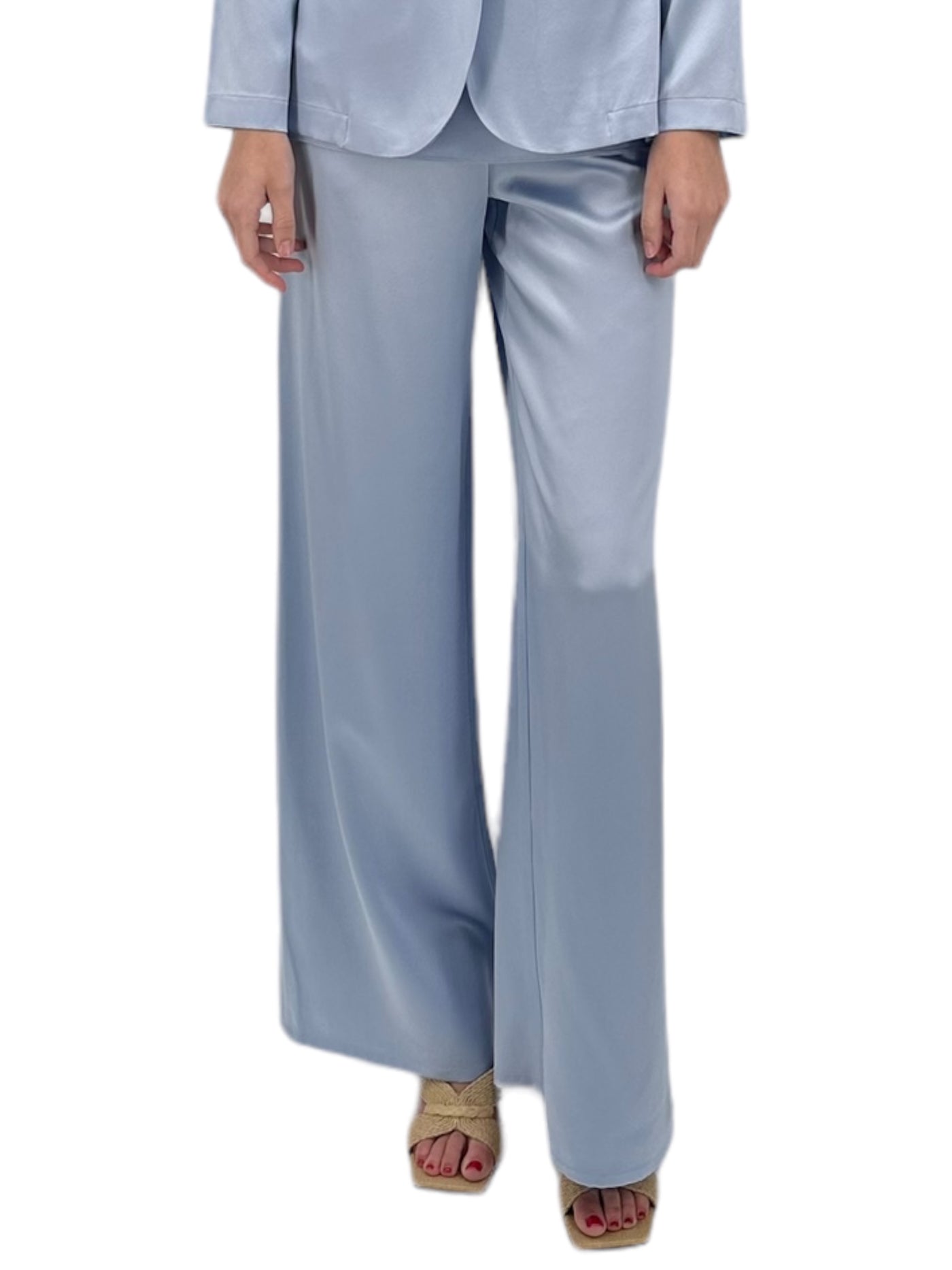 Relaxed Fitted Pants in Lolite Blue