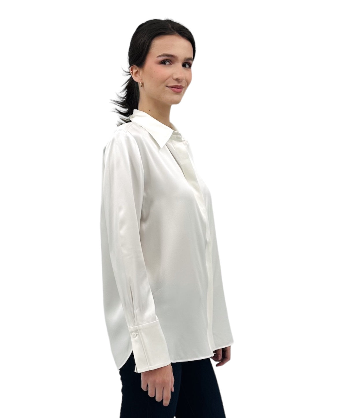 Diana Blouse in Ivory