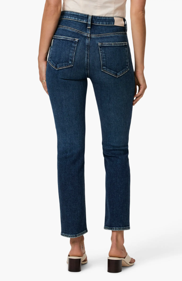 Cindy High Waist Ankle Straight Leg Jeans in Arpeggio