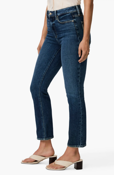 Cindy High Waist Ankle Straight Leg Jeans in Arpeggio