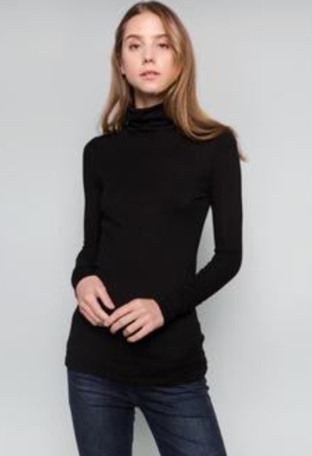 Aspen Turtleneck in Black