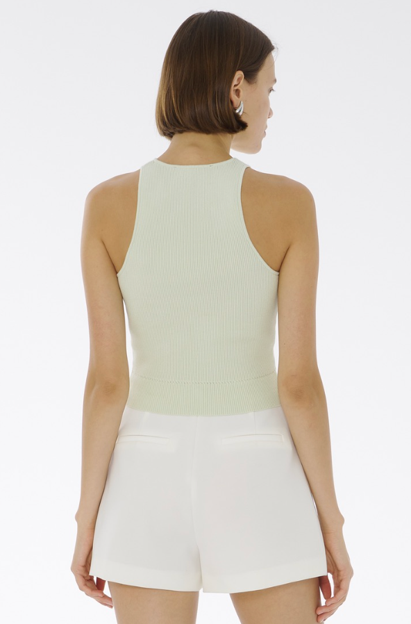 Avery Racer Tank in Mint