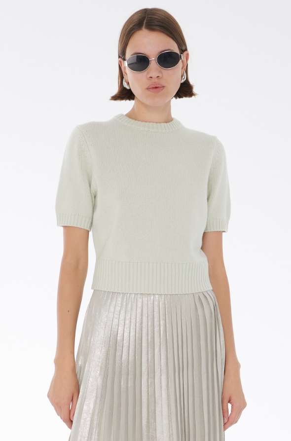 Elsie Pullover Sweater in Mint