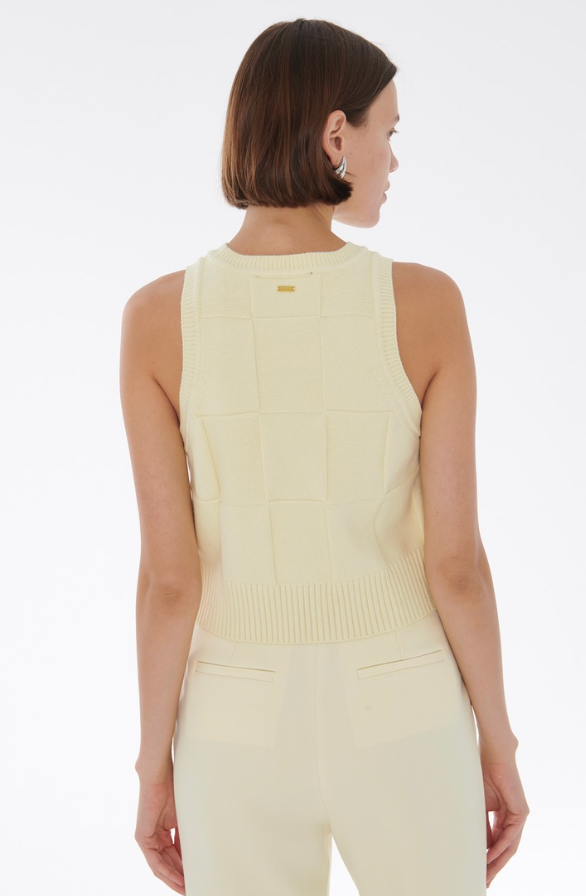 Regina Racer Tank in Butter