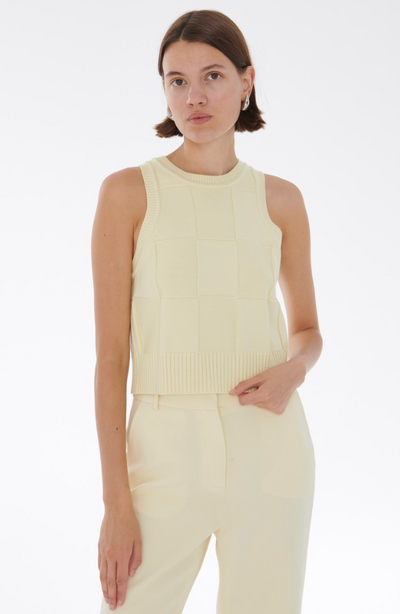 Regina Racer Tank in Butter