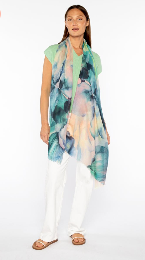 Femme Floral Print Scarf in Multi