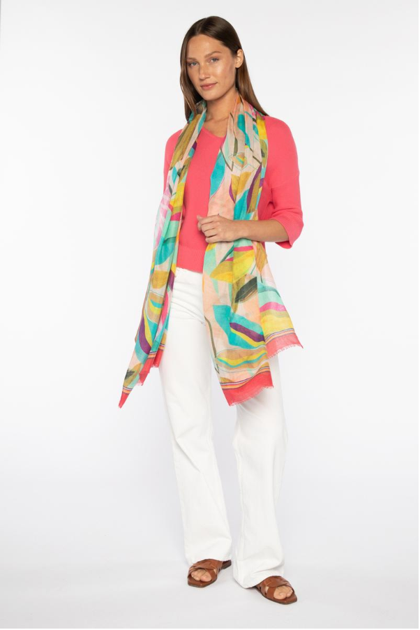 Flirtsy Print Scarf in Multi