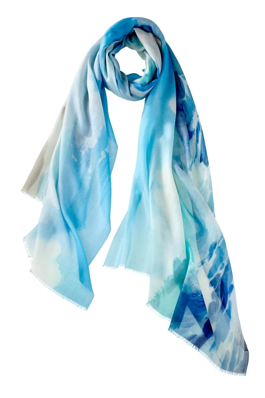 Wave Scarf in Sea Spray