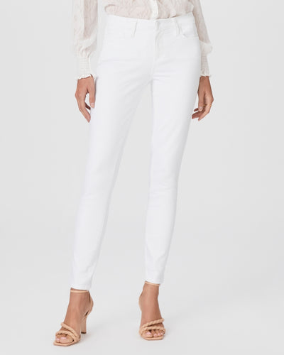 Verdugo Ankle Mid Rise Ultra Skinny in Crisp White