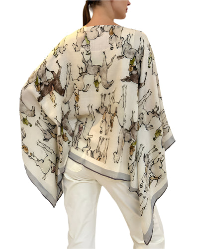 Cashmere Kensington Beige Poncho